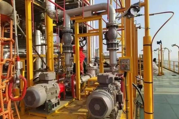 龙电更新 |热烈祝贺中海油曹妃甸项目热媒加热器点火成功
